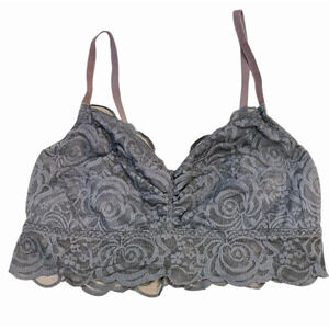Victoria's Secret‎ PINK Gracy Lace Bralette Womens Medium Fairy Cami Anglecore